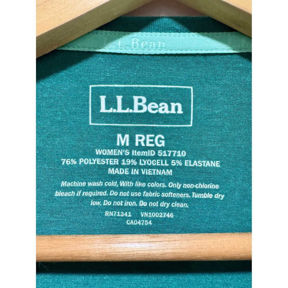 LL Bean National Parks Graphic Tee Teal Green Womens Medium Short Sleeve T-Shirt - Picture 5 of 5